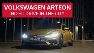 Night Vilnius and Volkswagen Arteon RLine [upl. by Ornie]