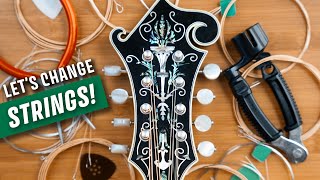 How to Change Mandolin Strings [upl. by Akyre]