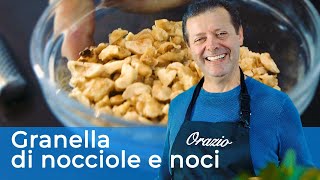 Topping granella di nocciole e noci [upl. by Ole717]