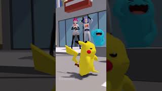 Pikachu amp Meowth Slickback MEME pokemon memes [upl. by Nedarb]