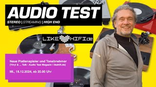 Neue Plattenspieler und Tonabnehmer Vinyl amp  Talk  Audio Test Magazin  likehifide [upl. by Arianie]