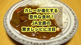 カレーが進化する意外な食材！JA全農の驚きレシピに注目😳 [upl. by Telfore275]