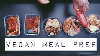 BASIC VEGAN MEAL PREP [upl. by Alacim]