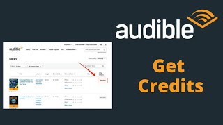 How to Get Credits on Audible Account  Audible Credits [upl. by Vookles679]