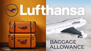 Lufthansa Check in and Cabin Baggage Allowance [upl. by Spenser]