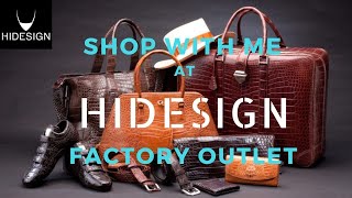 SHOPPING AT HIDESIGN FACTORY OUTLET  SHOPPING AT PONDICHERRY [upl. by Anoyek]