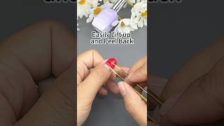 Nail Tutorial  Peel Off Base Coat nails nailtutorial gellen gelnailpolish [upl. by Ihsoyim]