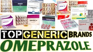 TOP OMEPRAZOLE 20 D GENERIC CAPSULE BRANDS MEDICINE IN INDIAN MARKET [upl. by Gerianna]