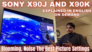 Sony Bravia X90JX90K TV Picture Settings for Blooming Noise and More IN ENGLISH🔥 sonyindia [upl. by Suhploda549]