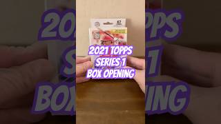 Opening A 2021 Topps Series 1 Baseball Box topps mlb sportscards reels shorts youtube view [upl. by Foss]