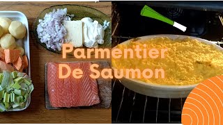 Recette de parmentier de saumon [upl. by Arrac]