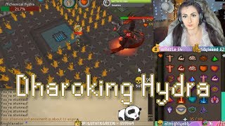 1HP HYDRA KILL  OSRS Challenge  Dharok hydra [upl. by Leelahk]