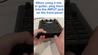 Roland SP 404 MK2 Tutorial  Input sound from InstrumentMicGuitar [upl. by Vaules347]