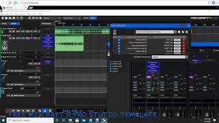 Mixing Rap Vocals In Mixcraft Pro 9 With Stock Plugins FREE TEMPLATE [upl. by Danie]