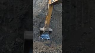 Earthmoving with mining excavator [upl. by Anaid]