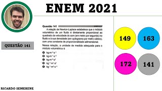 ENEM 2021 QUESTÃO 141 PROVA CINZA [upl. by Kazimir]