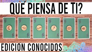 TUS CONOCIDOS ¿Qué piensan de ti  Elige una carta 🔮✨ [upl. by Clarita261]