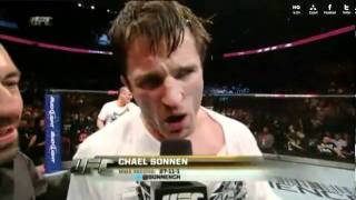 Chael Sonnen calls out Anderson Silva Post Fight UFC 136 [upl. by Sherr358]