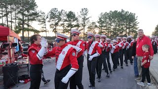 NC State Marching Band  Trumpets amp Saxes 1 having fun before Football Game 10122024 [upl. by Aivata]