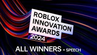 ALL WINNERS  Roblox Innovation Awards  RDC 2024 [upl. by Anelad516]