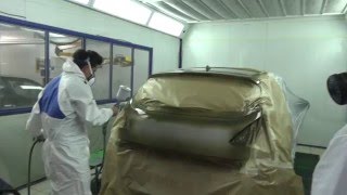 Apprentissage de la peinture automobile GARAC [upl. by Tirreg]