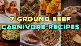 7 Ground Beef Carnivore Recipes [upl. by Ragucci]