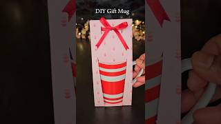 DIY Gift Mug  How To Gift Wrap A Mug  DIY Gift Ideas shorts diy gift giftwrapping tutorial [upl. by Sofie]