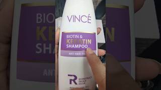 Vince Care Biotin amp keratin Shampoo hairfall vince biotinforhair karatin vinceshampoofypシ [upl. by Charles]