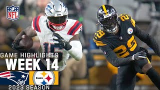 New England Patriots vs Pittsburgh Steelers  2023 Week 14 Game Highlights [upl. by Avlis160]