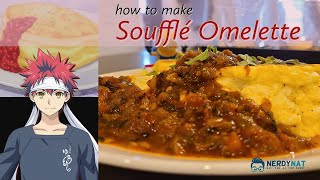 Super Fluffy Souffle Omelette by Yukihira Soma Food Wars Recipes Shokugeki no Soma Anime [upl. by Maximilianus300]