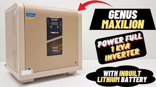 Best Lithium Ion Battery Inverter Review  Genus MaxiLion Full Review and Test  Best Inverter 2024 [upl. by Annaer]