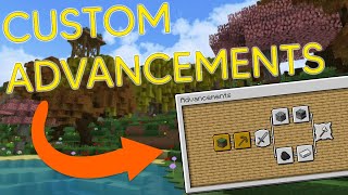 How to make CUSTOM ADVANCEMENTS in Minecraft 121 for servers  UltimateAdvancementGenerator [upl. by Clay708]