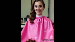 Hair cutting capes on women [upl. by Nivat]