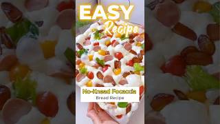 NoKnead Focaccia Bread Easy Recipe for Soft amp Fluffy Breadquot [upl. by Ahtera]