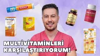 Multivitaminleri Karşılaştırıyorum 💊 [upl. by Yrtneg]