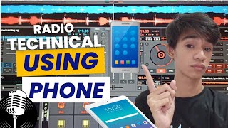 Radio Broadcasting Technical USING PHONE Virtual DJ Tutorial [upl. by Buckler341]