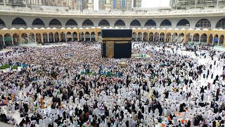 Masjid Al Haram  8 February 2024  kaaba live🔴  beautiful weather☁ in Makkah  the holy tawaf [upl. by Joyan]