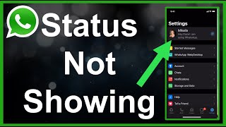 WhatsApp Status Not Showing FIXED [upl. by Callahan]