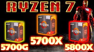 🔥RYZEN 7 5700G  5700X  5800X en 2024 ¿Cual Elegir AMD🚨 [upl. by Salem627]