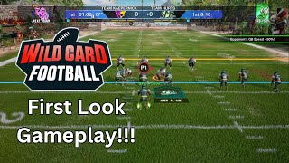 Wild Card Football Gameplay [upl. by Immij]