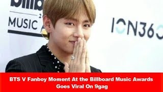 BTS V Fanboy Moment at BBMAs Goes Viral on 9gag [upl. by Ahseyk235]