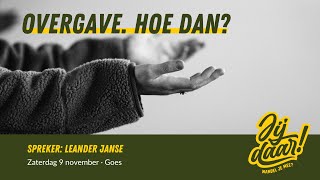 LIVE  Goes  Overgave Hoe dan  Leander Janse  9 november 2024 [upl. by Yllrebmik]