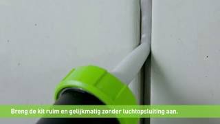 illbruck SP525 PROFLEX SEAL 25 Geveldilatatiekit Het afdichten van dilatatievoegen met kit [upl. by Borreri]