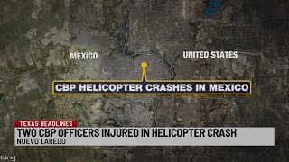 Two CBP Officers injured in helicopter crash [upl. by Enegue]