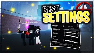 THE BEST DA HOOD SETTINGS UPDATED ⭐ LITERALLY LOCK [upl. by Prissy]