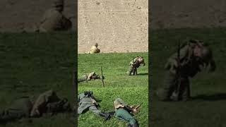 WW D Day Soldier Shot by Germans and One Injured at Reenactment Conneaut Ohio [upl. by Yhtuv116]