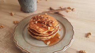 The Best Ever Pumpkin Pancakes  Fall Recipe [upl. by Trebled]