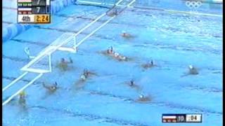 Waterpolo  2004 olympic final last 10 min [upl. by Bick58]