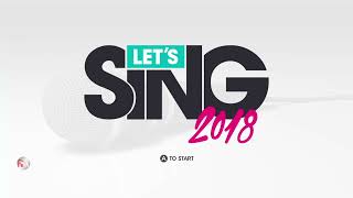 Lets Sing 2018  Song List  DLC Nintendo Switch [upl. by Tellford]