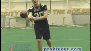 Punting the football with Travis Dorsch Ray Guy Award winning punter [upl. by Vasilek802]